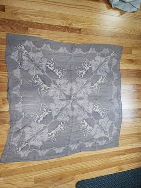 Thomas Wylde Silk Butterfly Scarf 36 inch square